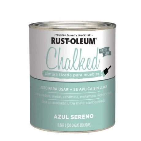 Pintura Chalked Rust Oleum Tizada Brochable