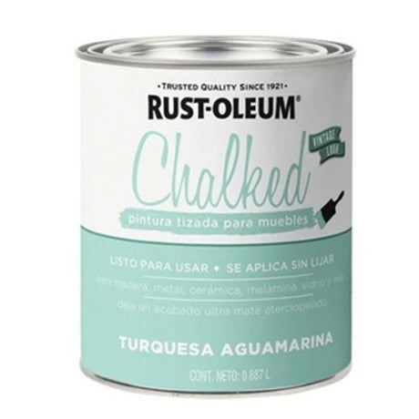 Pintura Chalked Rust Oleum Tizada Brochable