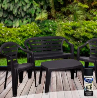 Aerosol Rust Oleum Ultra Cover 2x - Negro mate