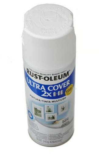 Aerosol Rust Oleum Ultra Cover 2x - Blanco Mate